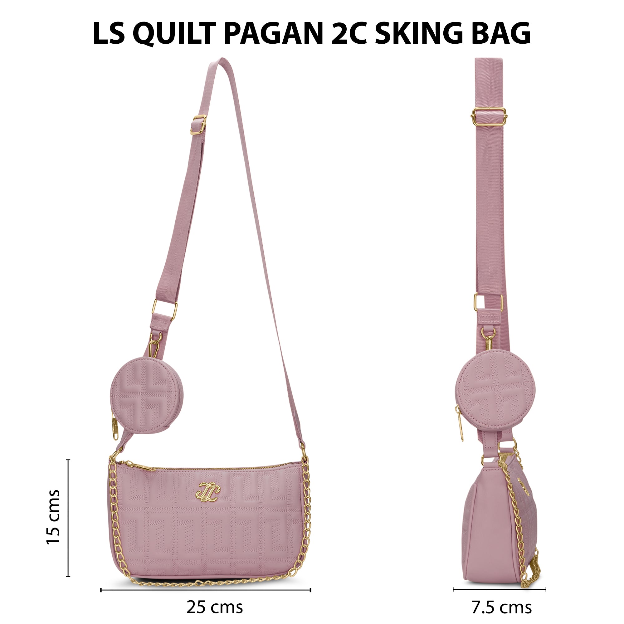 Churchill Rectagular Flap Over Frame Clutch Gold
