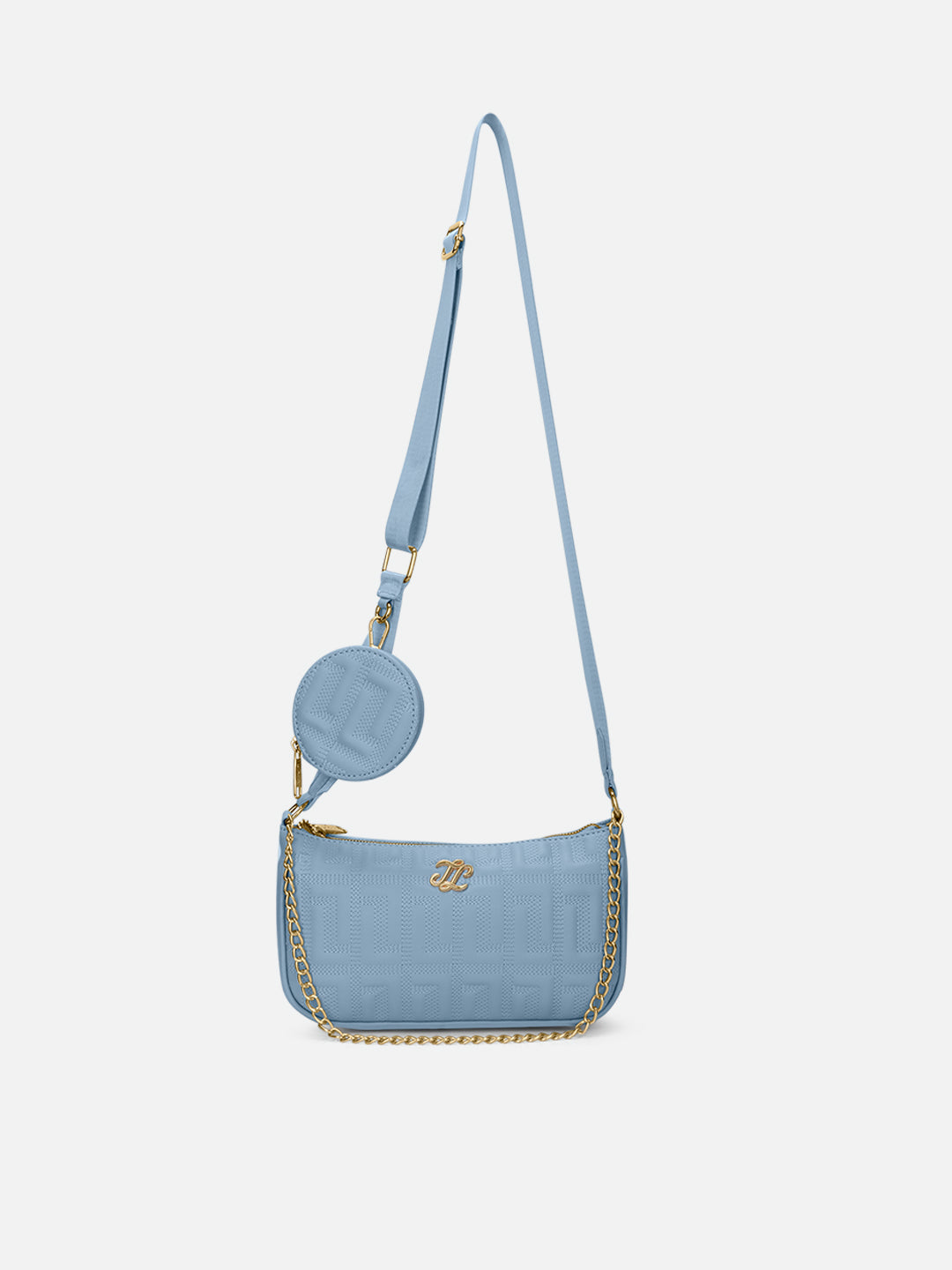 Churchill Rectagular Flap Over Frame Clutch Gold