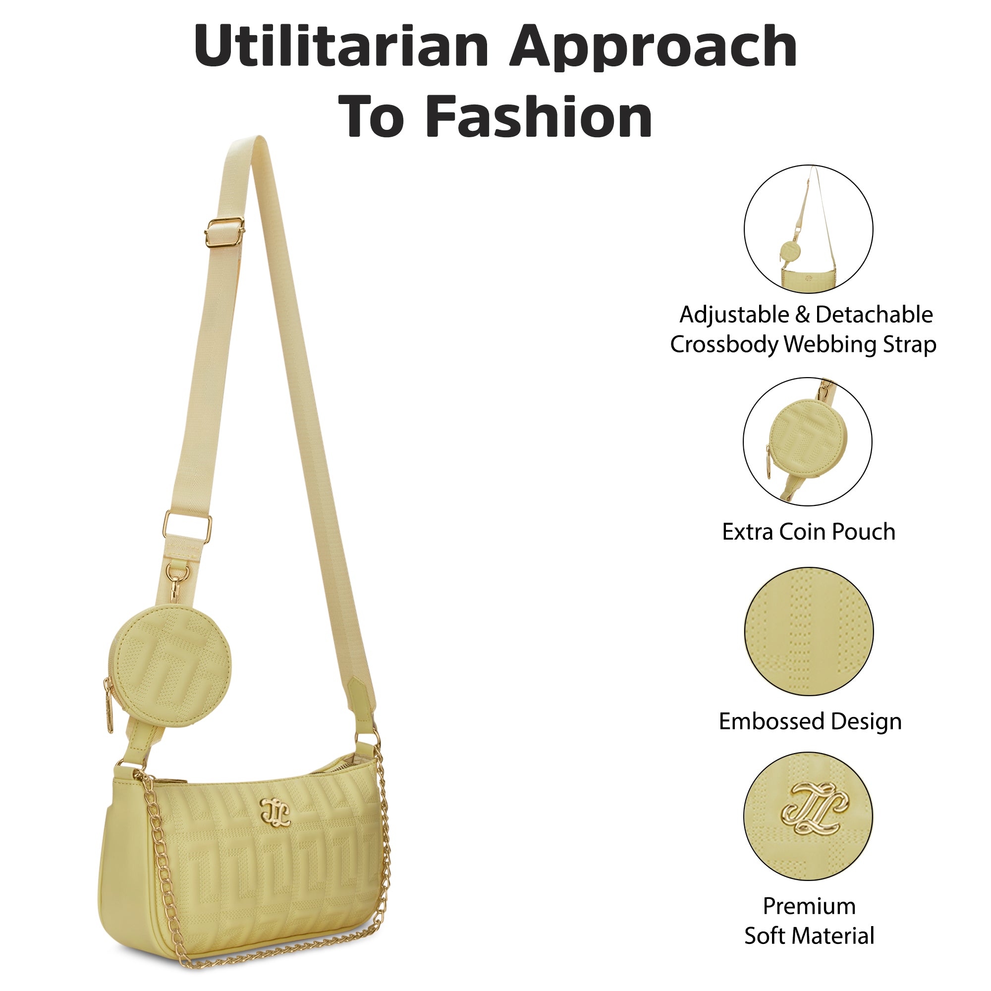 Churchill Rectagular Flap Over Frame Clutch Gold