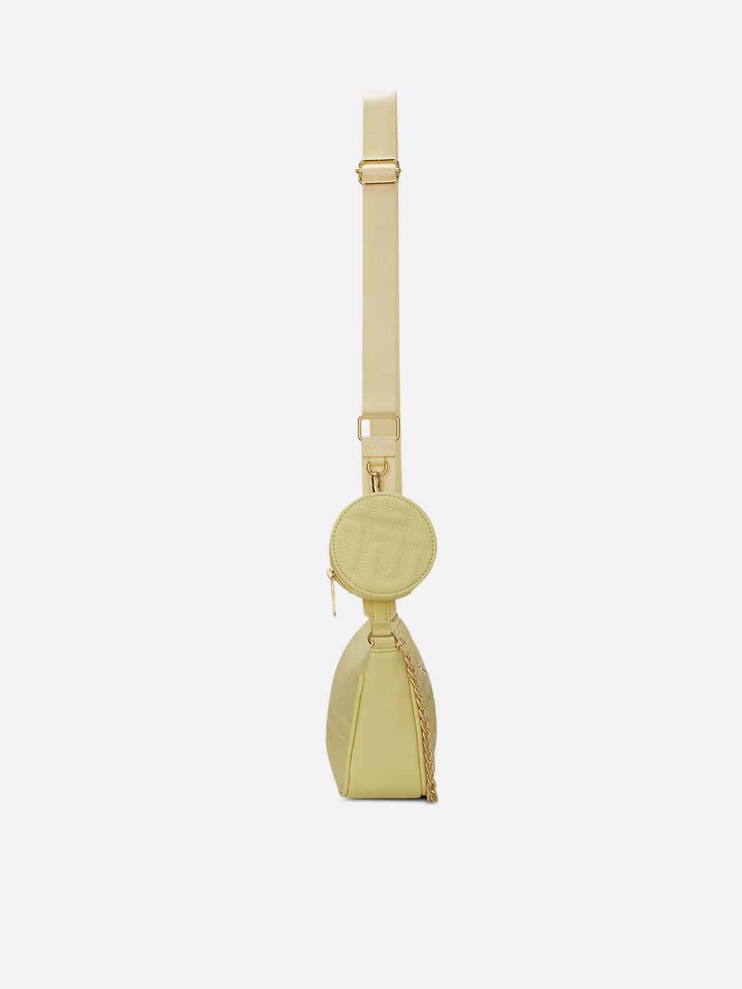Churchill Rectagular Flap Over Frame Clutch Gold