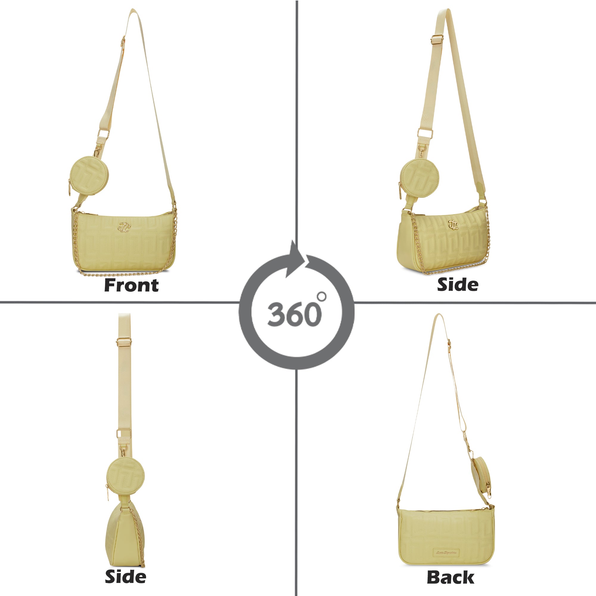 Churchill Rectagular Flap Over Frame Clutch Gold