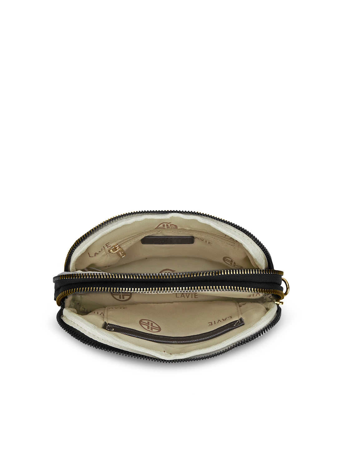 Cape 3 Compartment Sling Bag Black