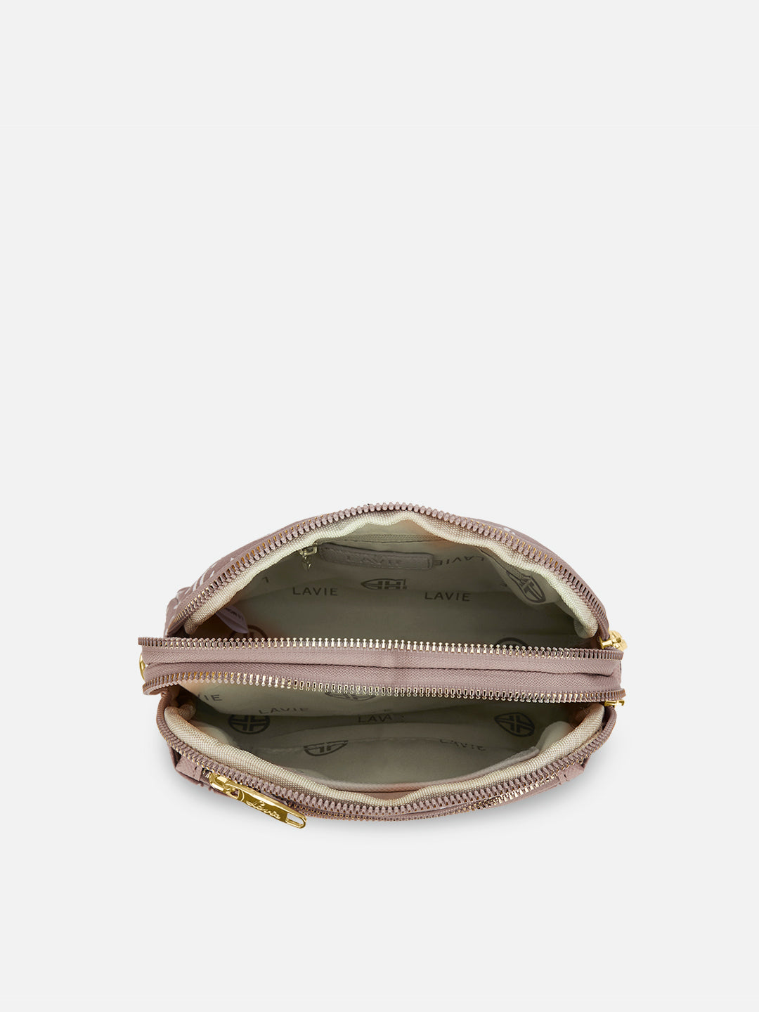 Cape 3 Compartment Sling Bag Pink