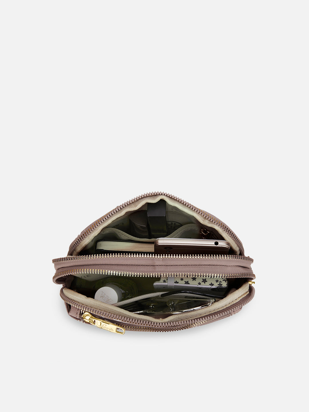 Cape 3 Compartment Sling Bag Pink