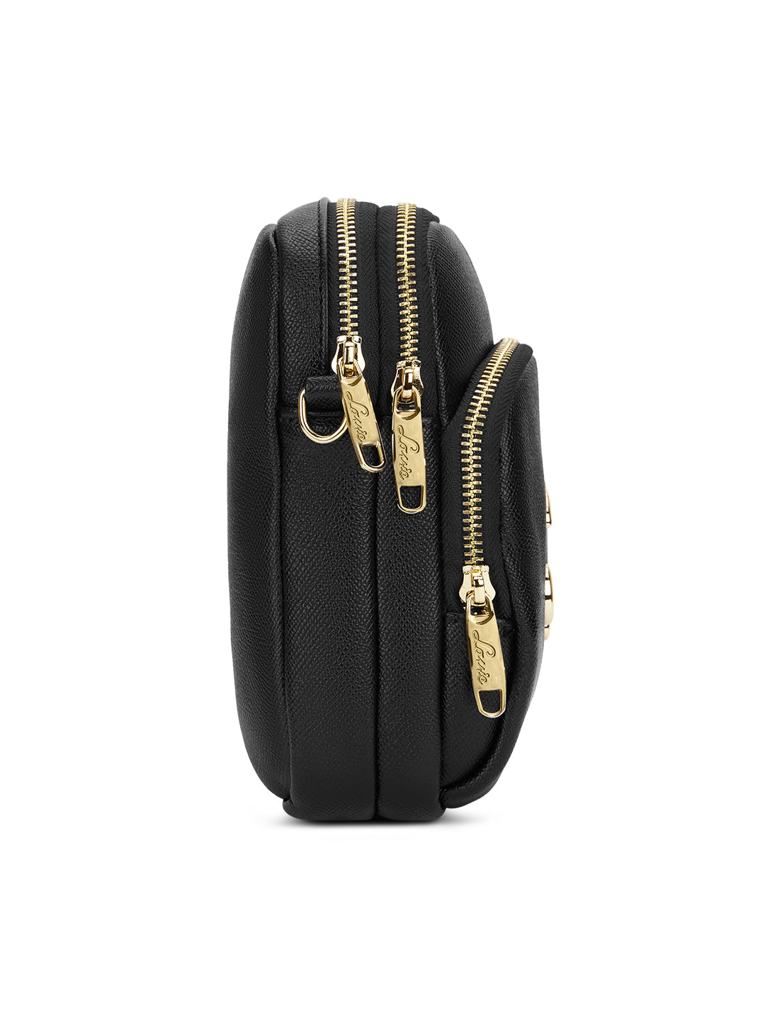 Berkly 3 Compartment Large Sling Bag Black