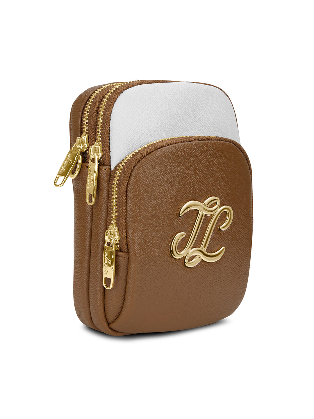 Colourblock Berkly 3 Compartment Sling Bag Tan