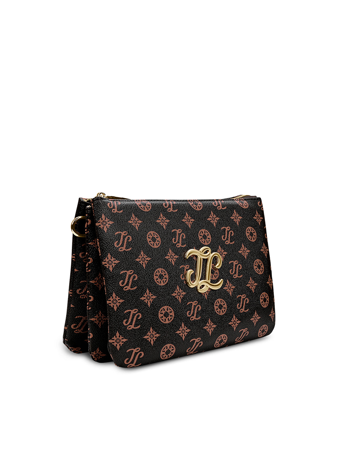 Mono Oak 5 Compartment Large Sling Bag Choco