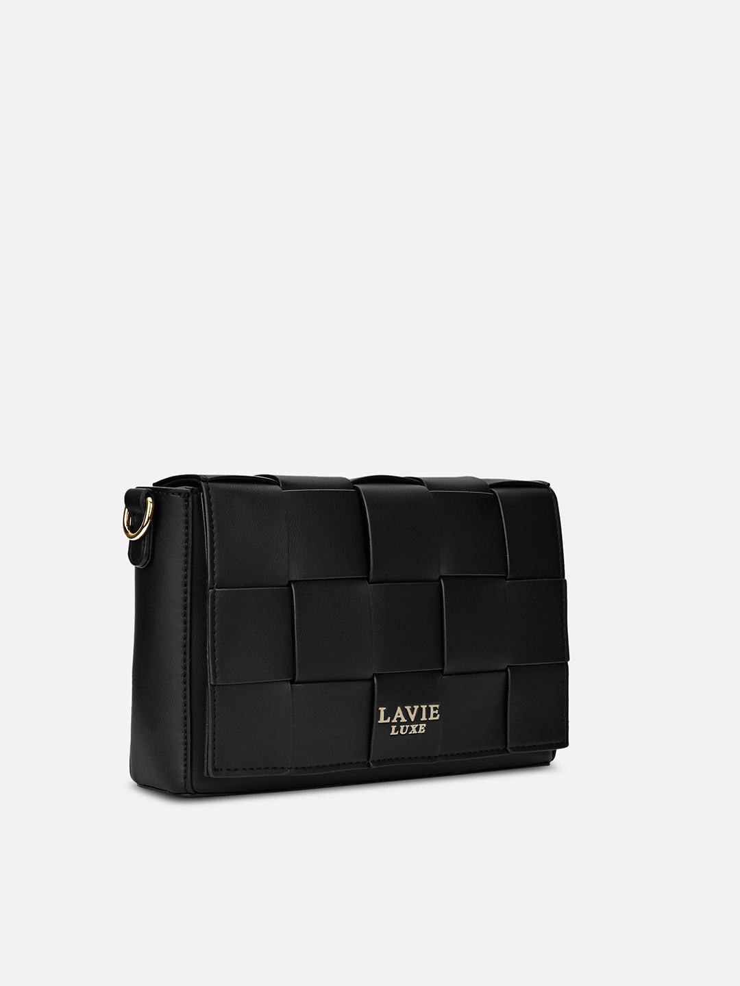 Bot Elle Flap Medium Sling Bag Black