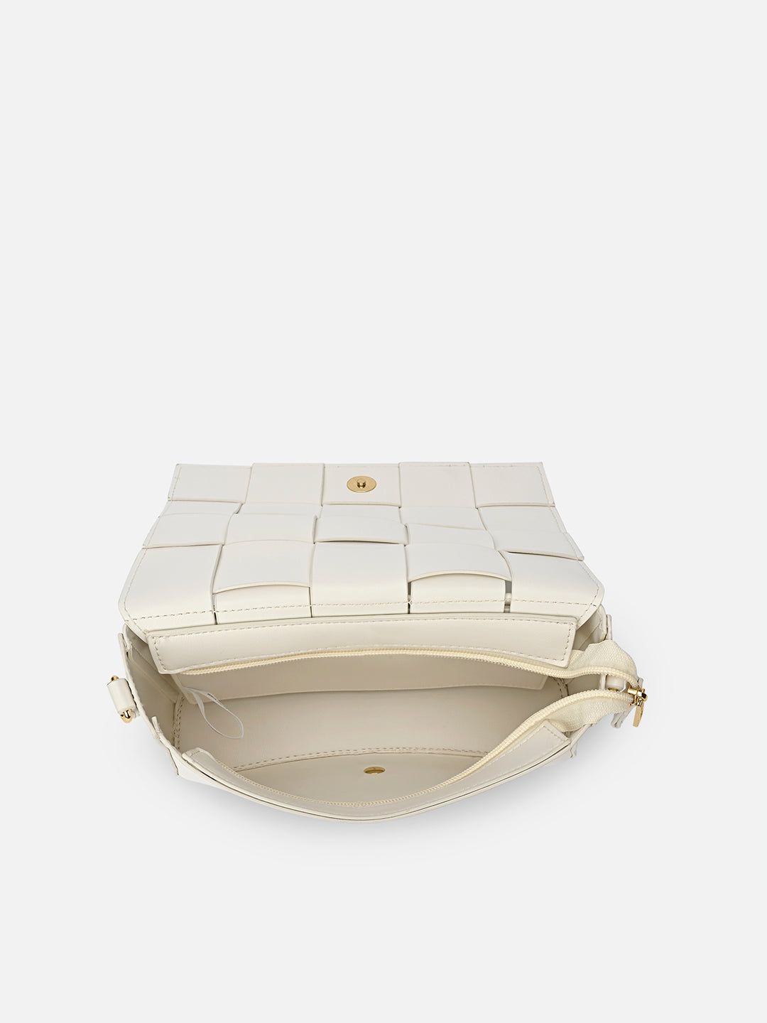 Bot Elle Flap Medium Sling Bag Offwhite