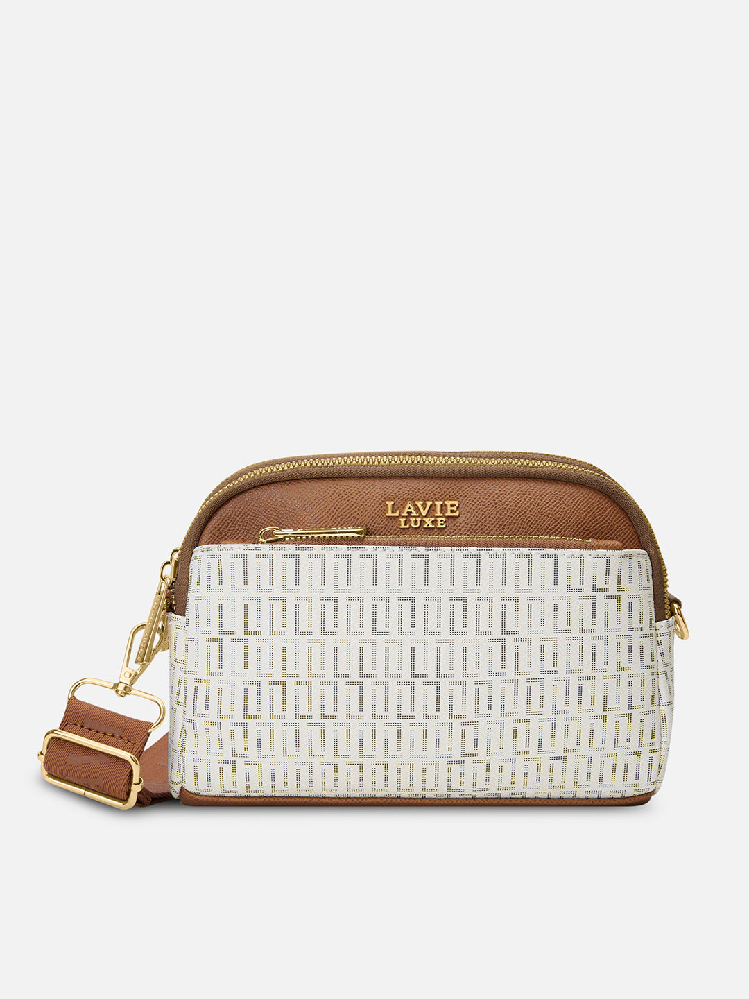 Monogram Hemily 3 Compartment Off White