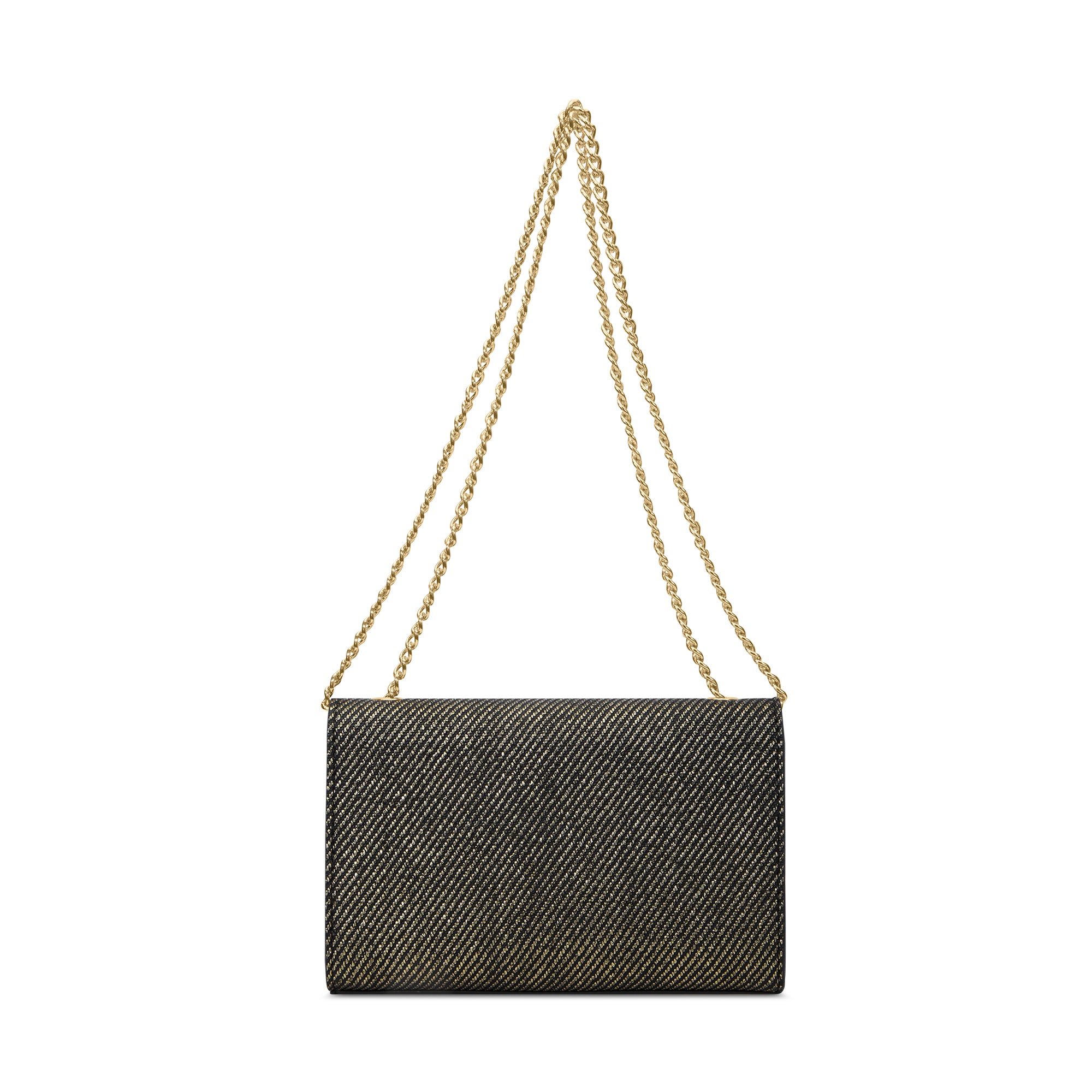 Glam Lauren Flap Sling Bag Black