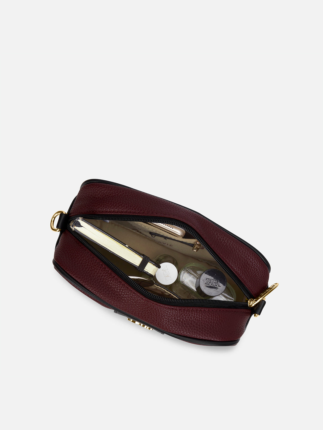 Tulsa Colourblock Box 'S Ladies Slingbag Maroon