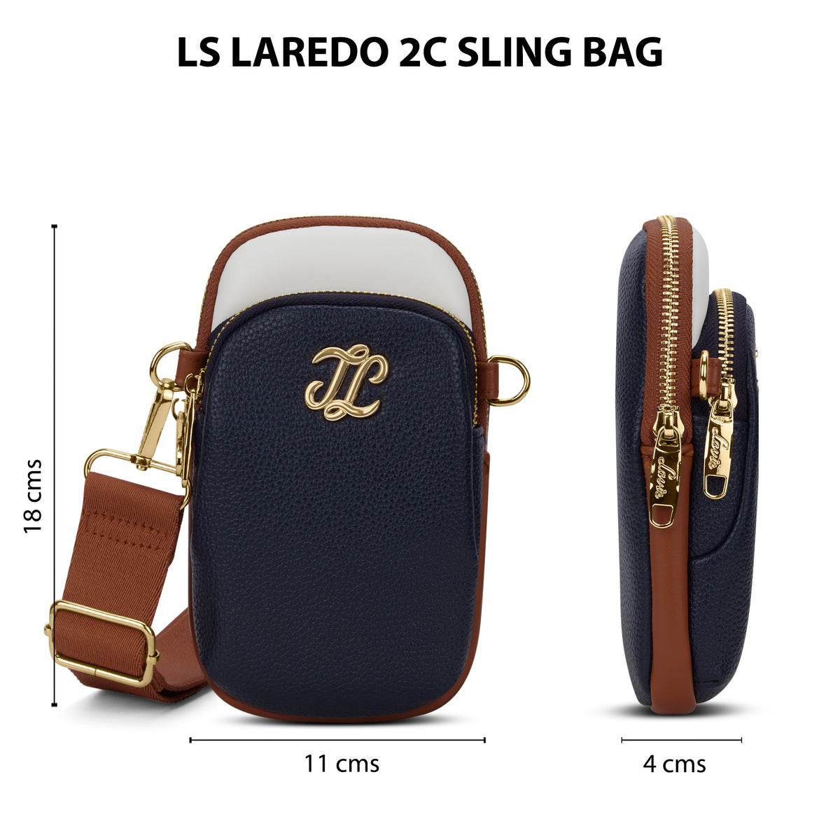 Laredo Colourblock 2C 'S Ladies Slingbag Navy