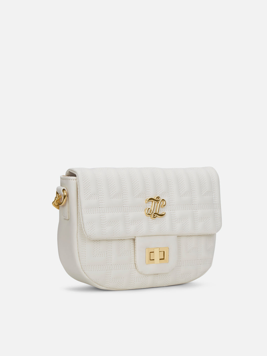 Churchill Rectagular Flap Over Frame Clutch Gold