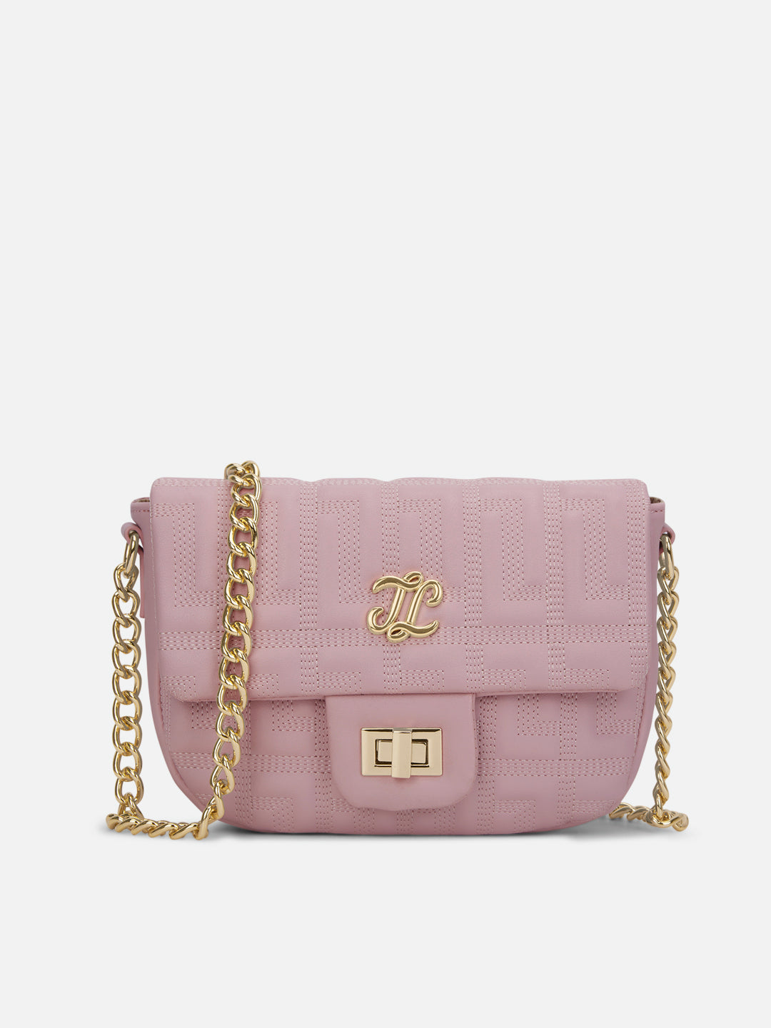 Churchill Rectagular Flap Over Frame Clutch Gold