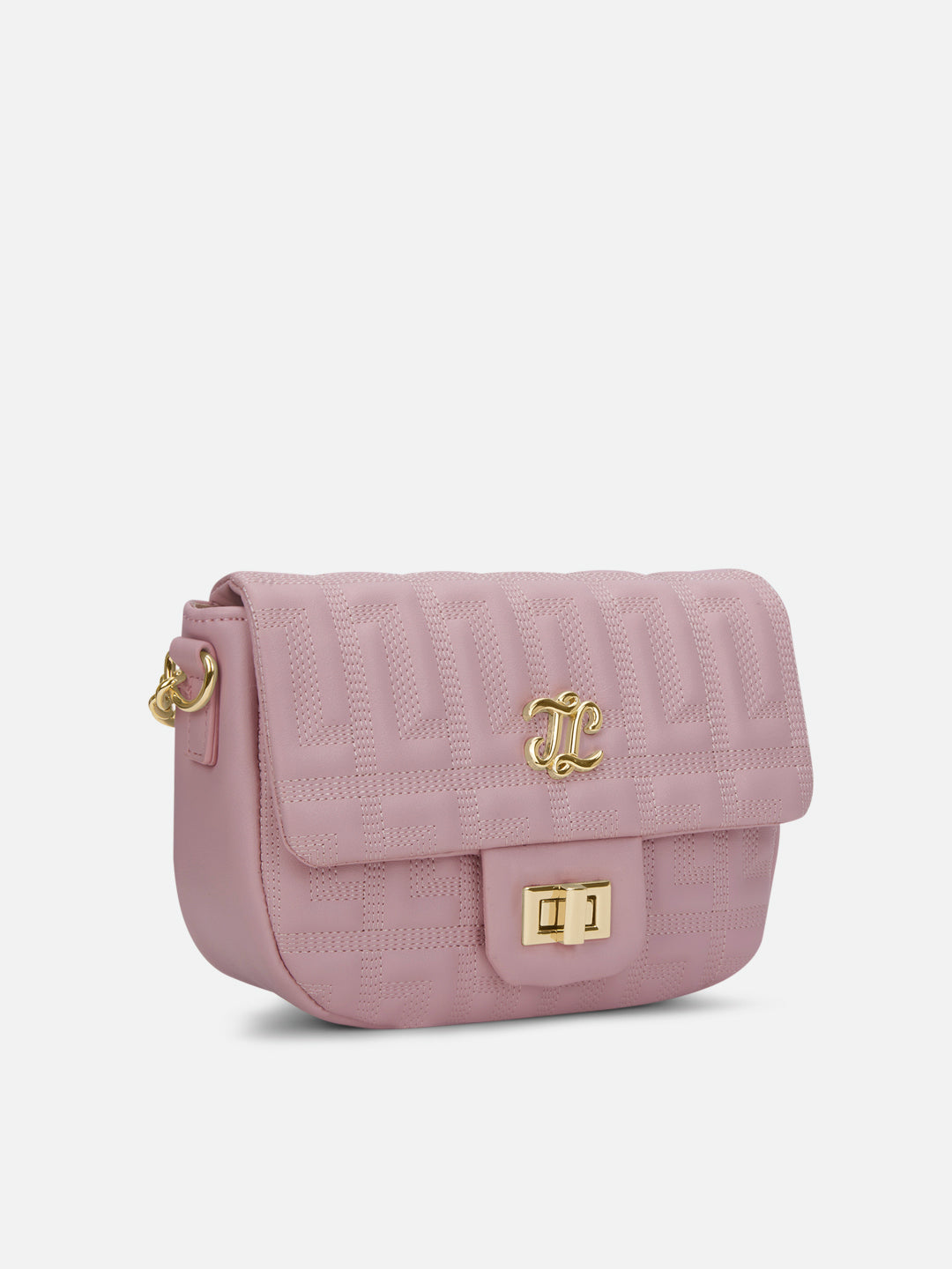 Churchill Rectagular Flap Over Frame Clutch Gold