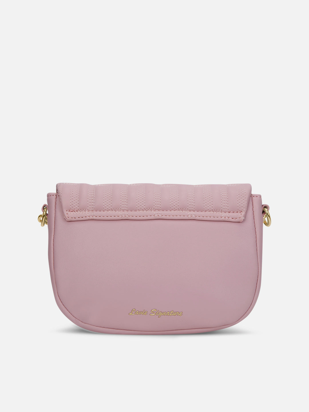 Churchill Rectagular Flap Over Frame Clutch Gold
