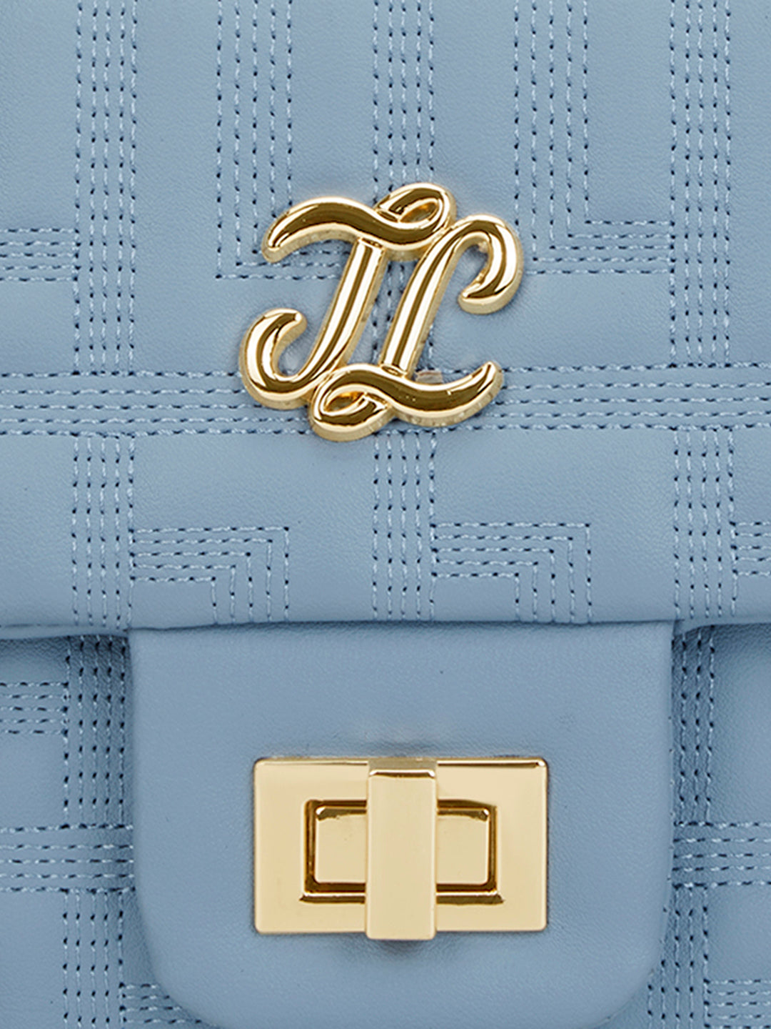 Churchill Rectagular Flap Over Frame Clutch Gold