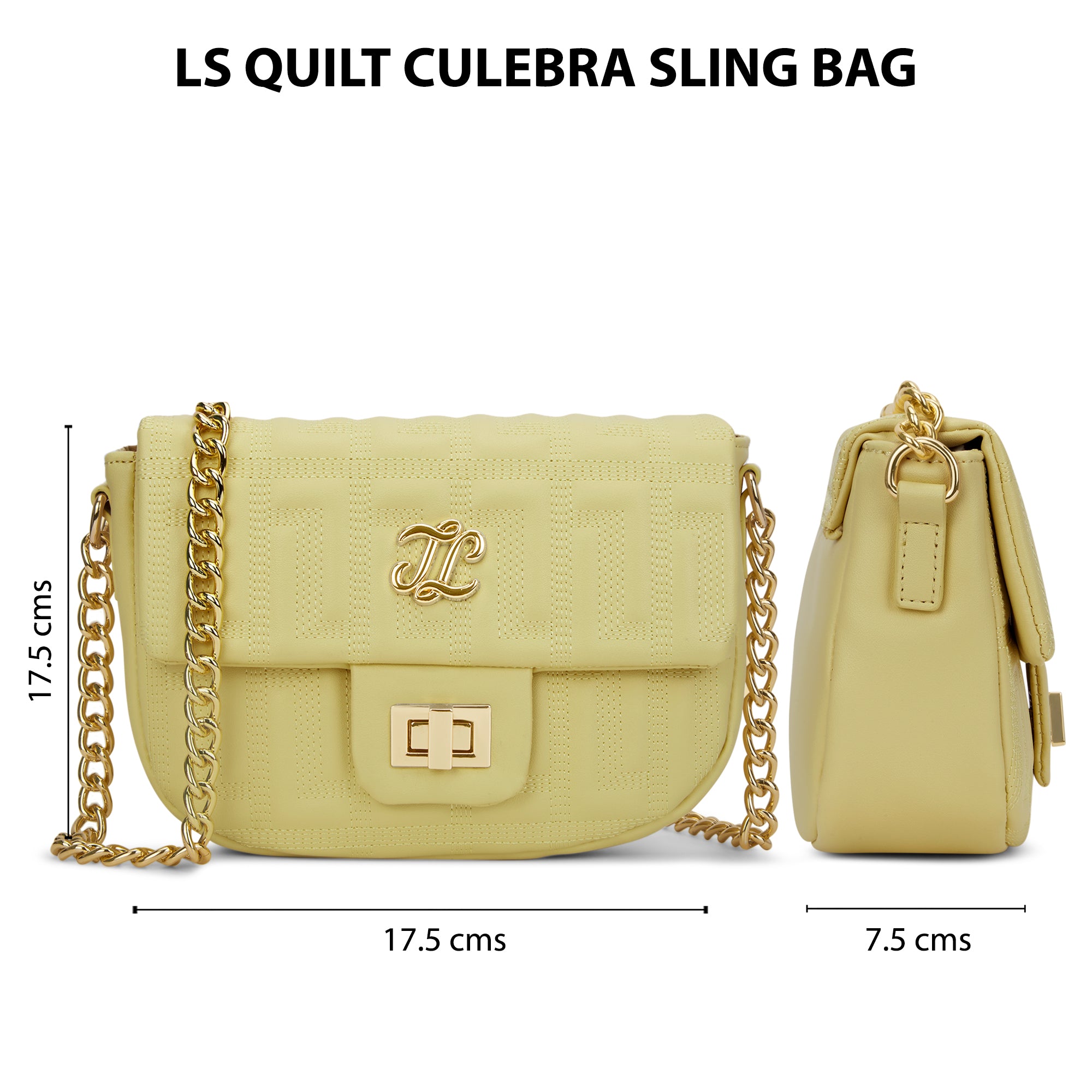 Churchill Rectagular Flap Over Frame Clutch Gold