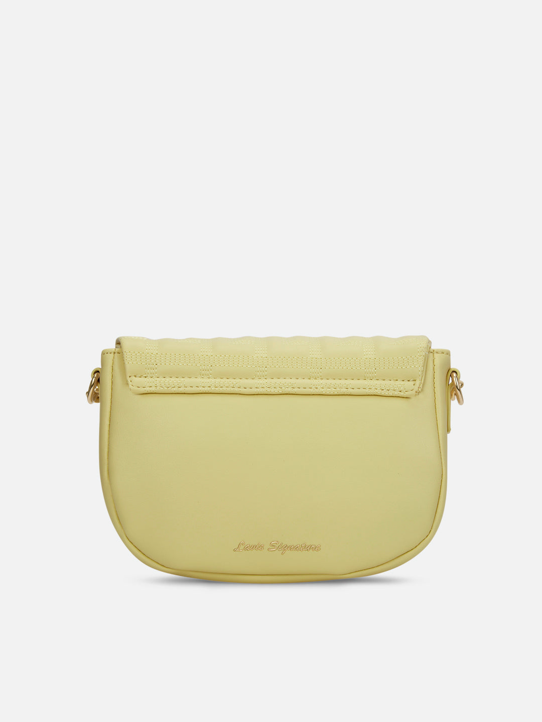 Churchill Rectagular Flap Over Frame Clutch Gold