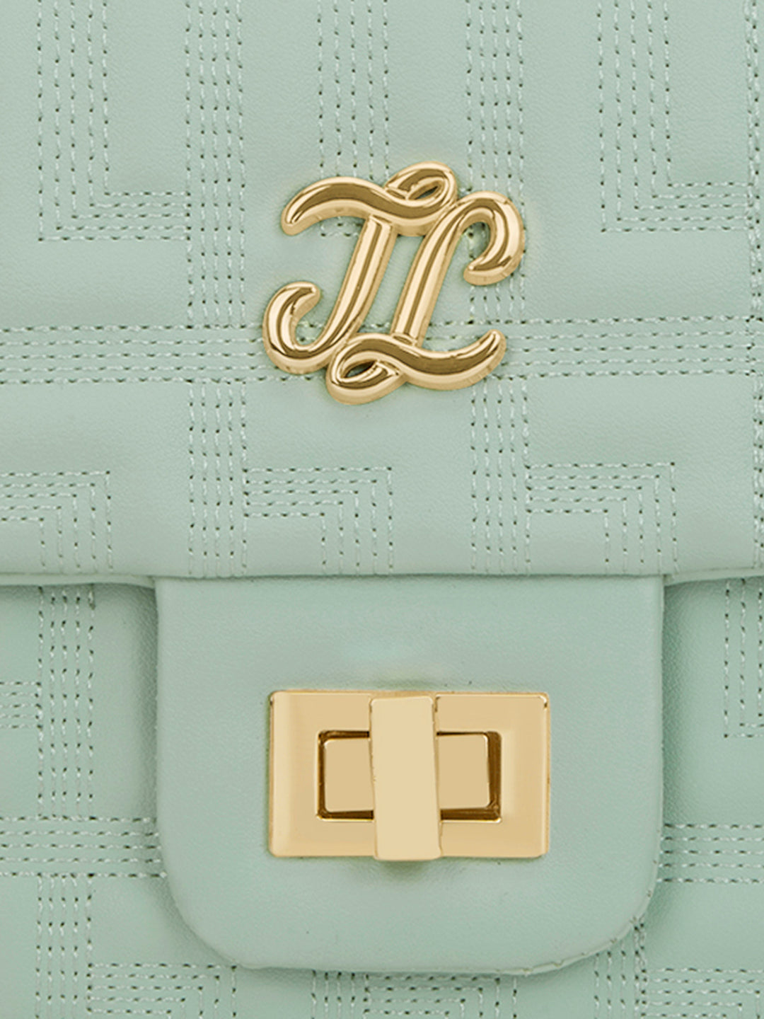 Churchill Rectagular Flap Over Frame Clutch Gold