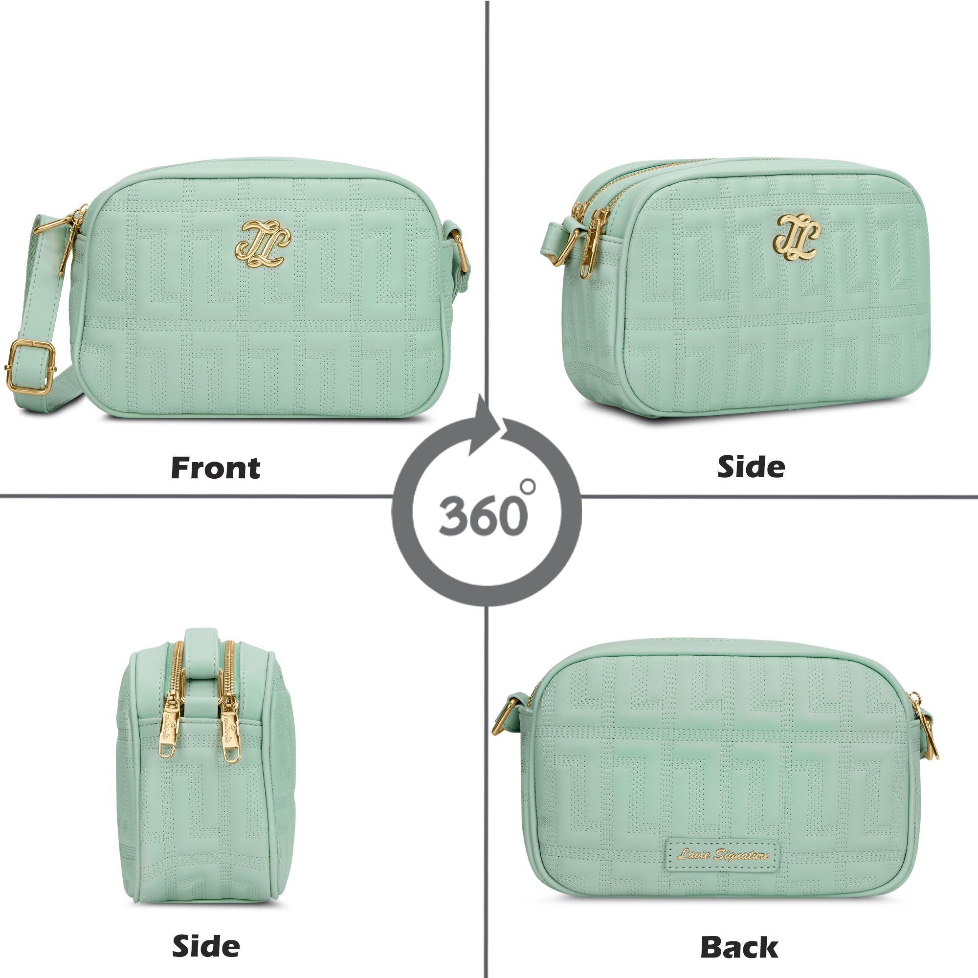 Churchill Rectagular Flap Over Frame Clutch Gold