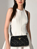 Stud Mesa 3 Compartments Sling Bag