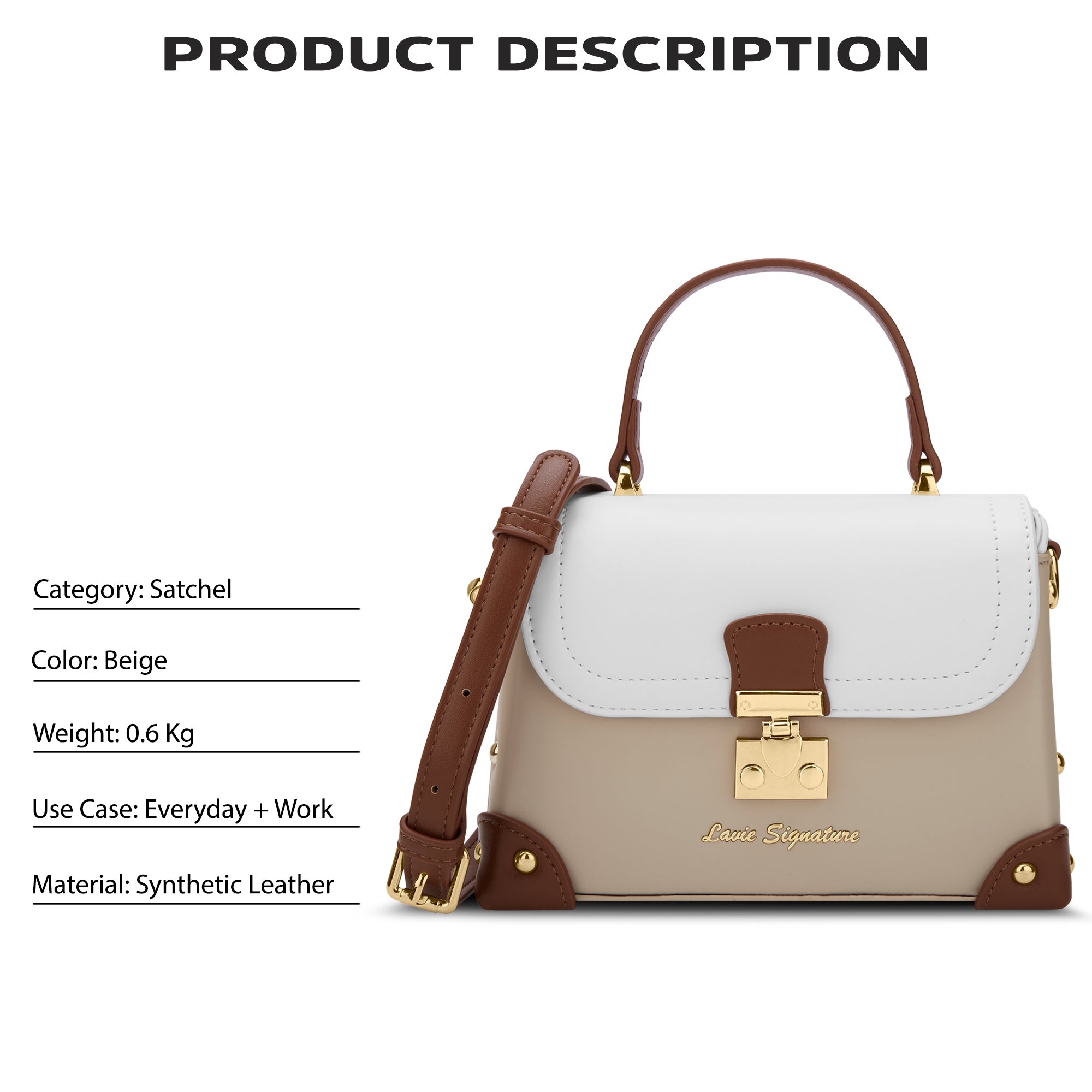 Beaufort Flap Extra Small Satchel Bag Beige