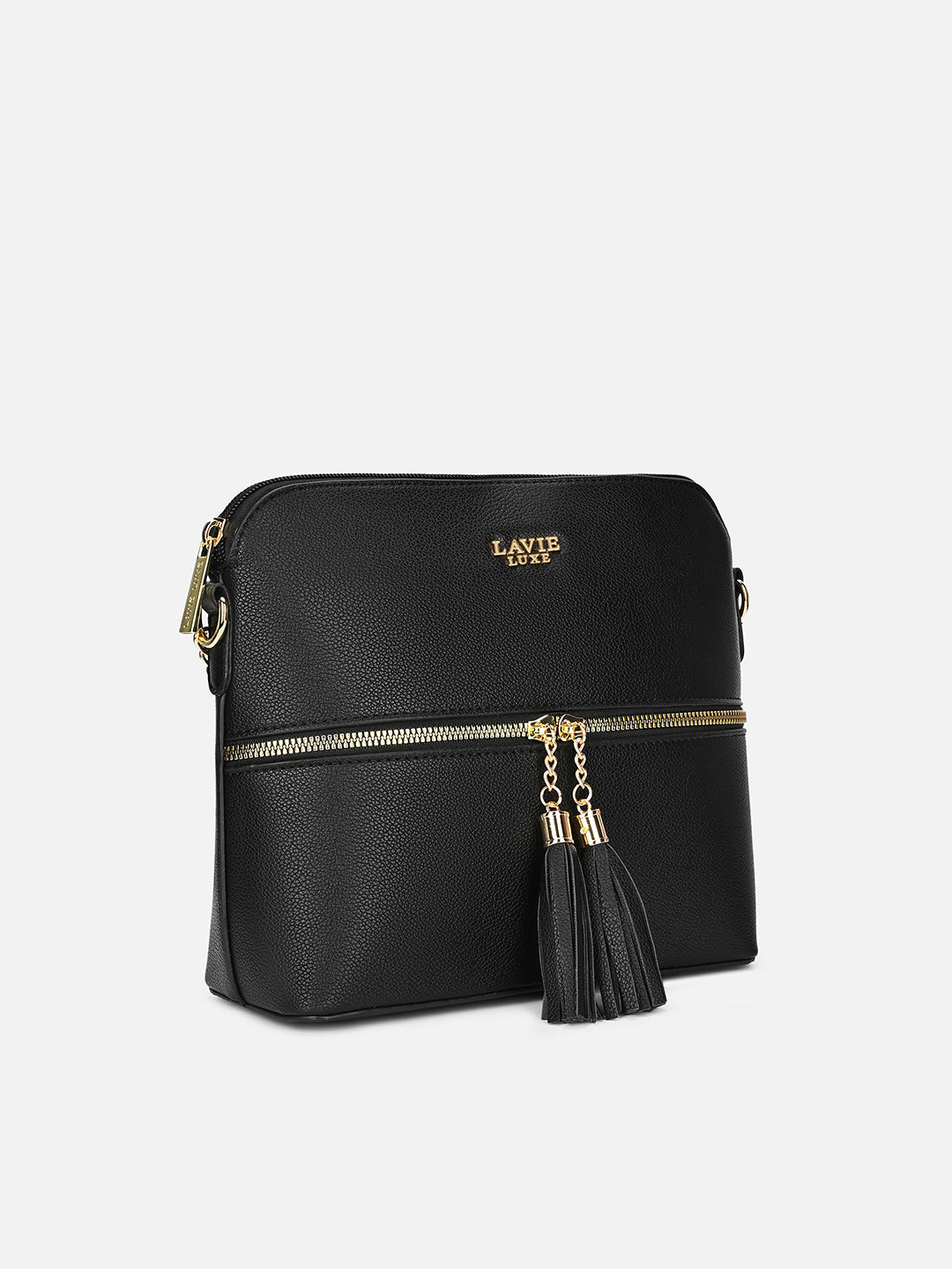 Tiara26 Tassel Sling Bag Black
