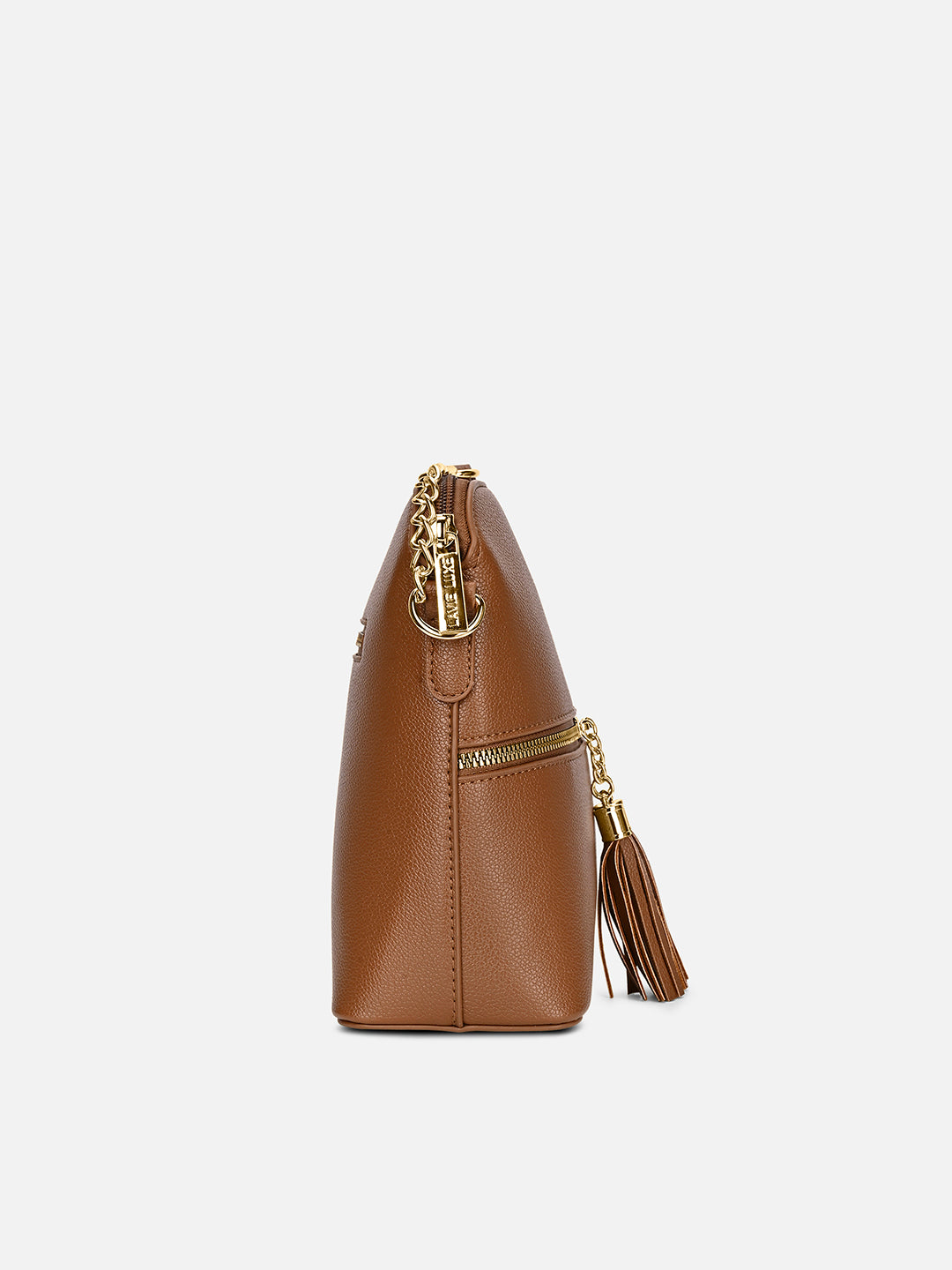Tiara26 Tassel Sling Bag Tan