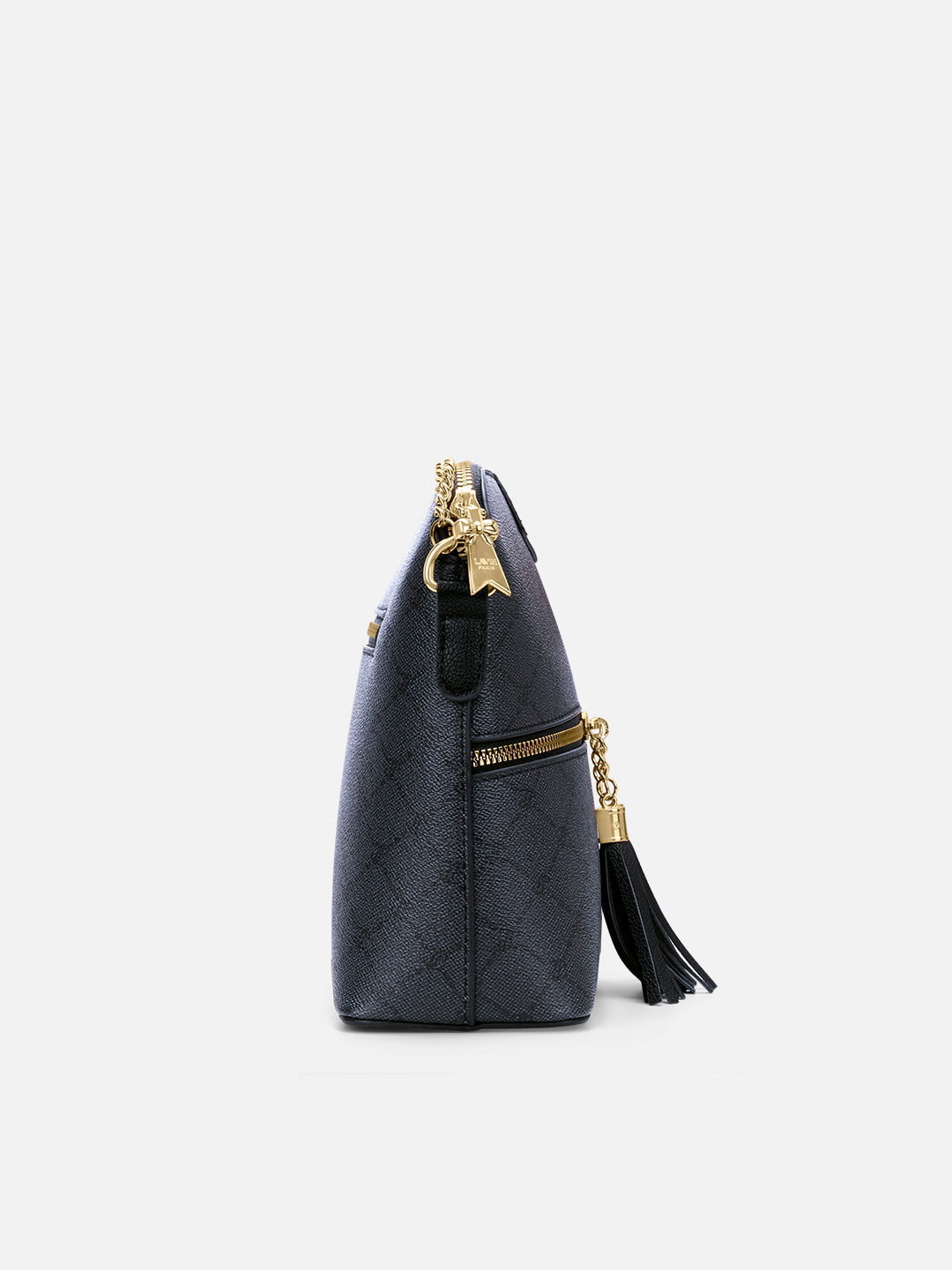 Mono Alfie Tassel Monogram Medium Sling Bag Charcoal