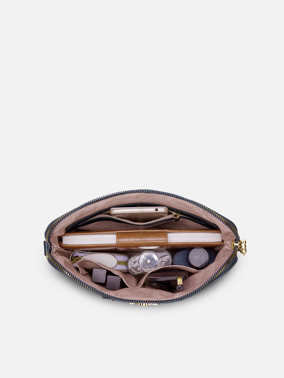 Mono Alfie Tassel Monogram Medium Sling Bag Charcoal