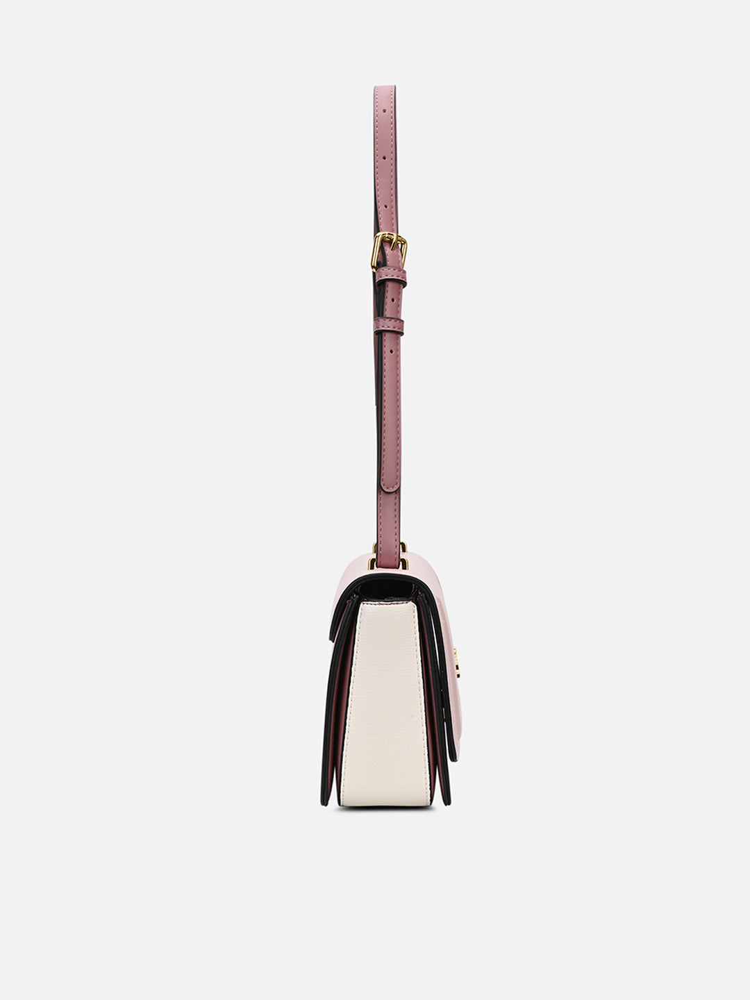 Camelia 3 Compartment Medium Flap Sling Bag Pink
