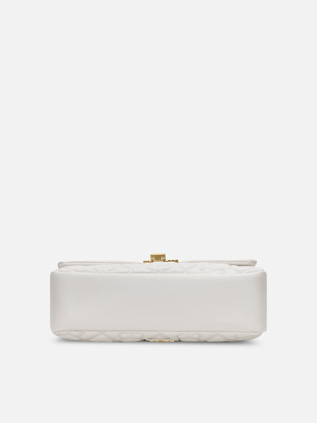 Quincy Medium Flap Sling Bag White