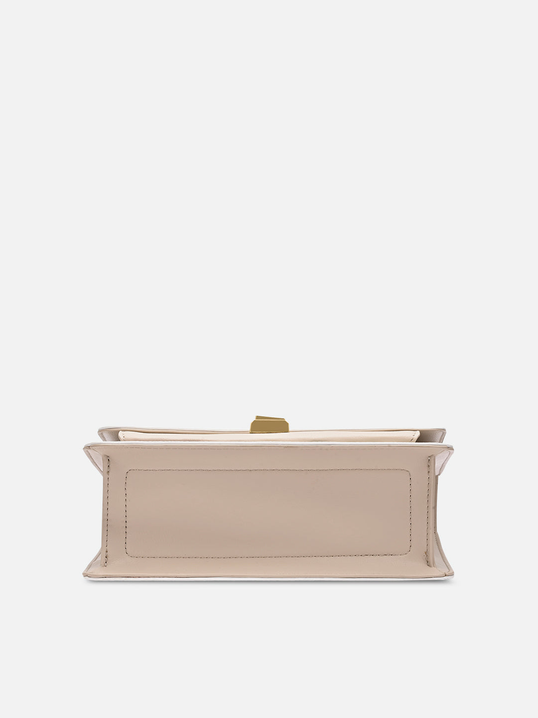 Fluer Medium Flap Sling Bag White