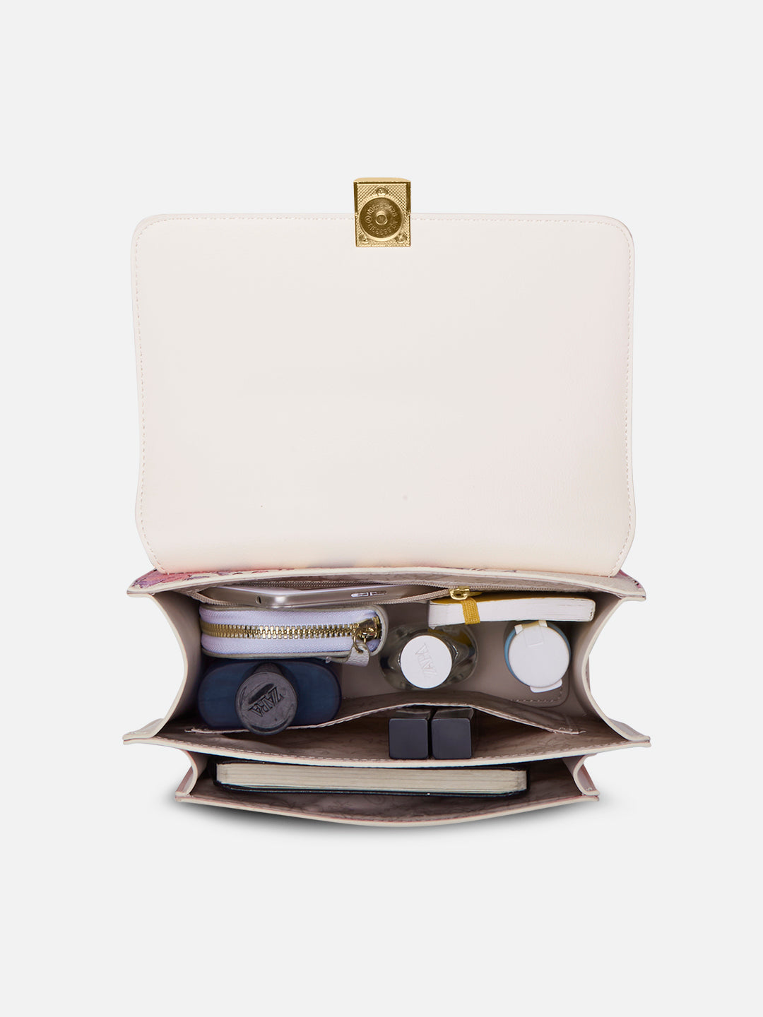 Fluer Medium Flap Sling Bag Pink