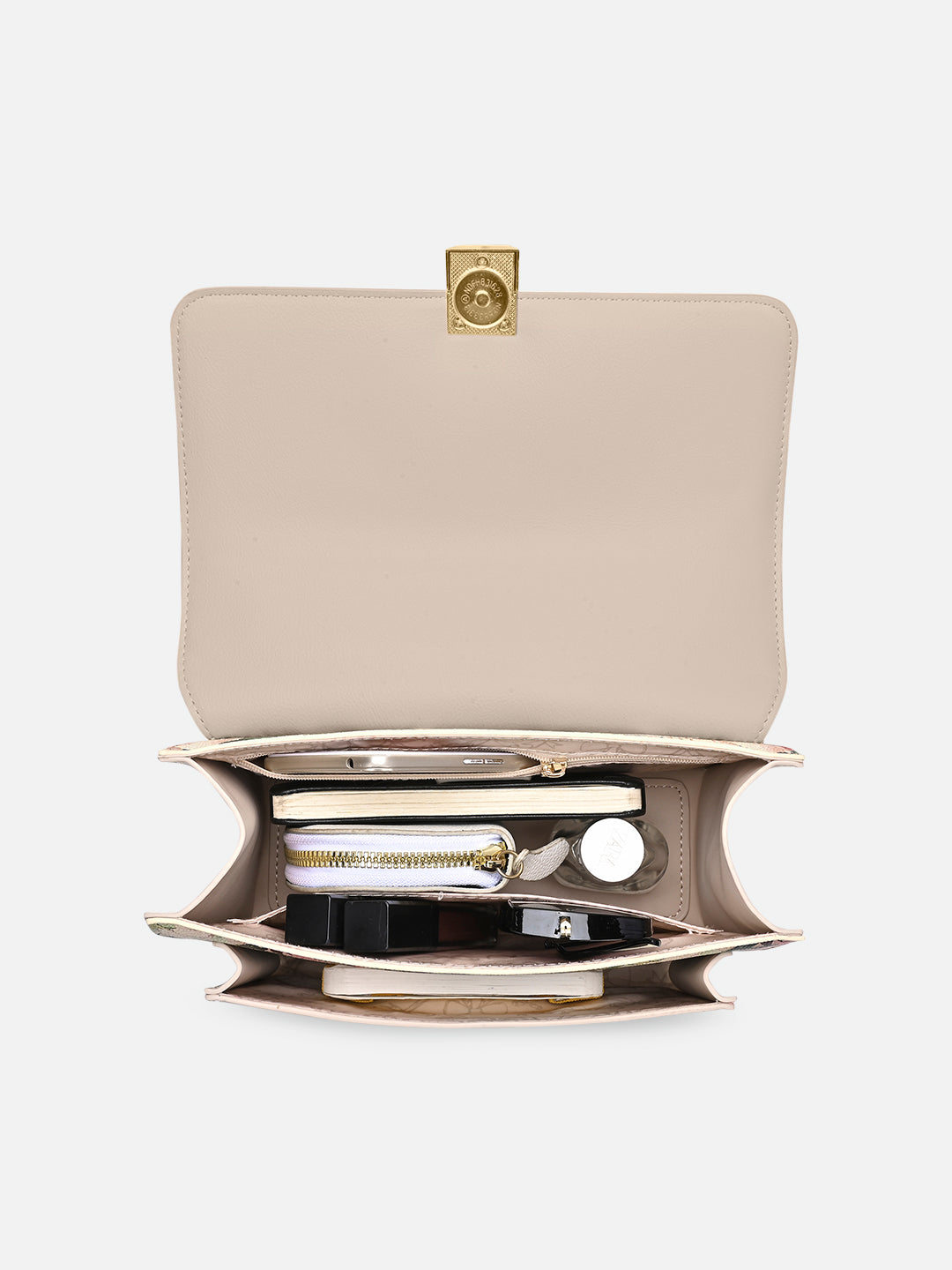 Fluer Medium Flap Sling Bag Green