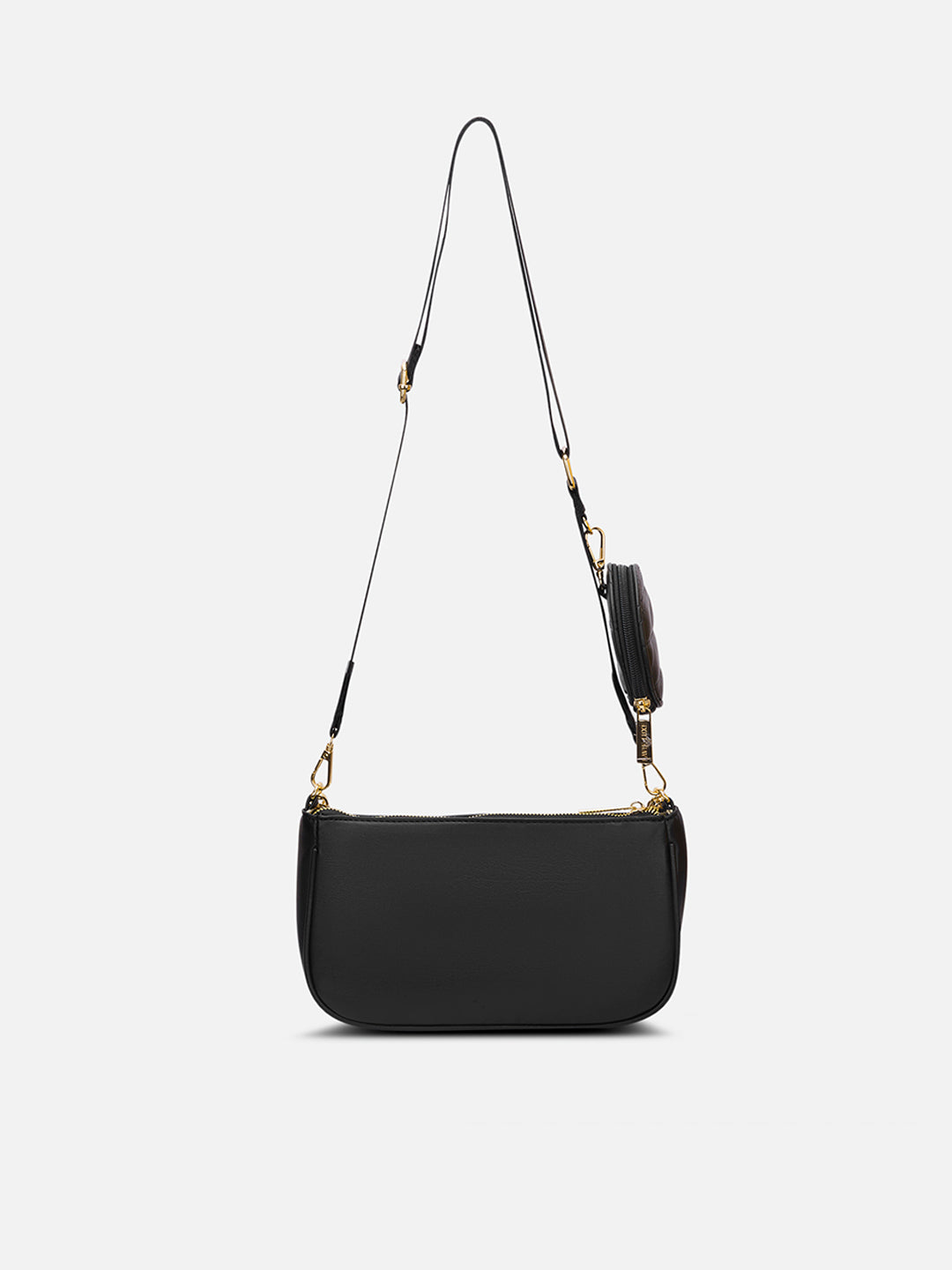 Lucie Quilted 3Piece Slingbag Black