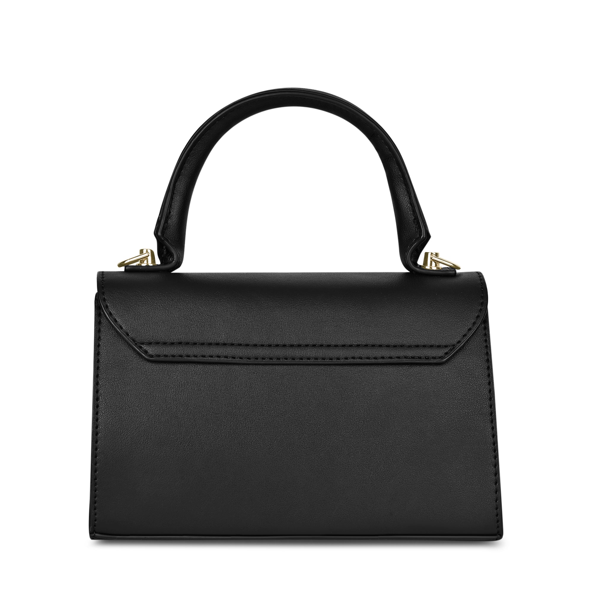 Chain26 Flap Sling Bag Black