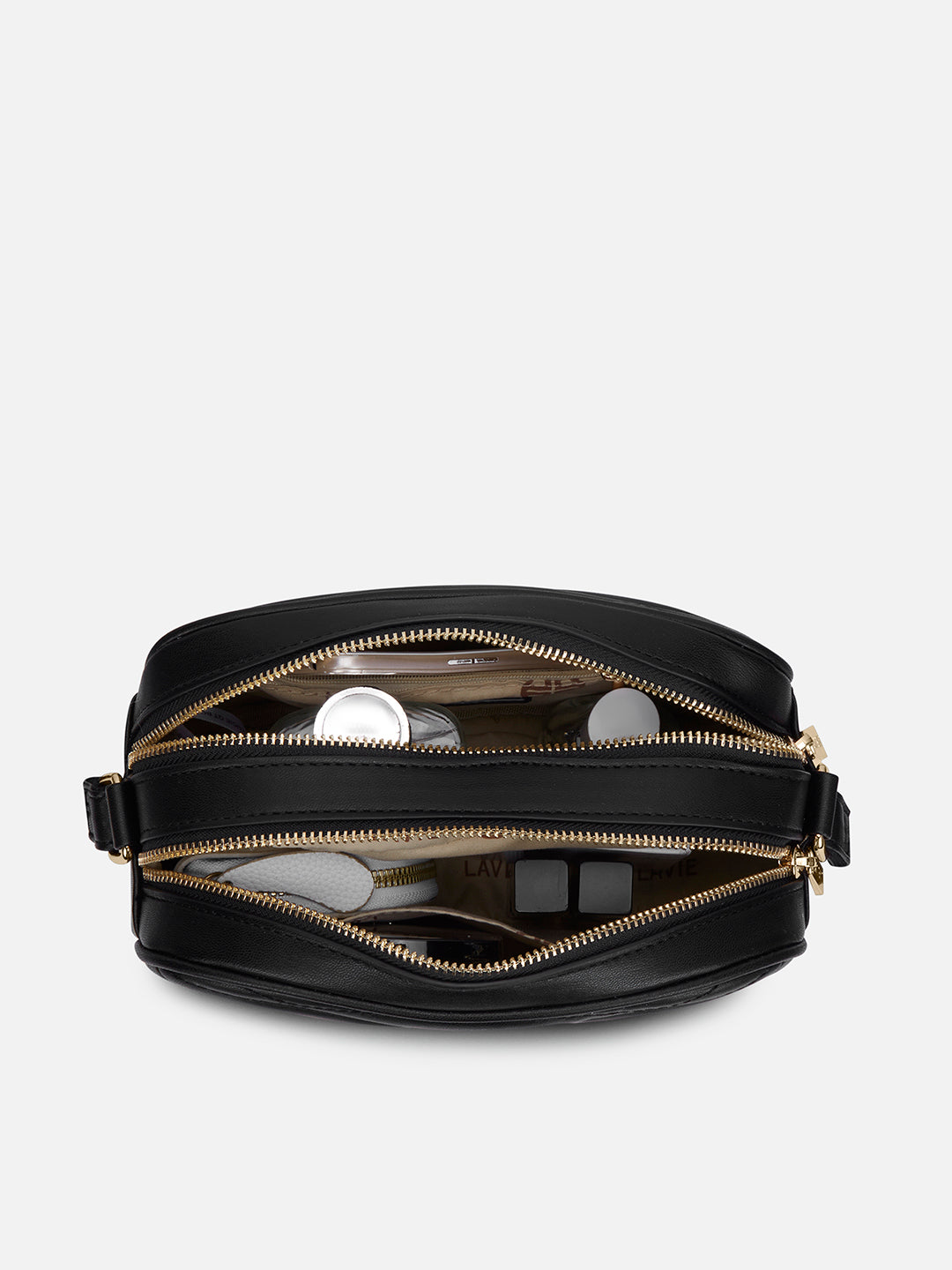 Lucie Quilted Box Slingbag Black