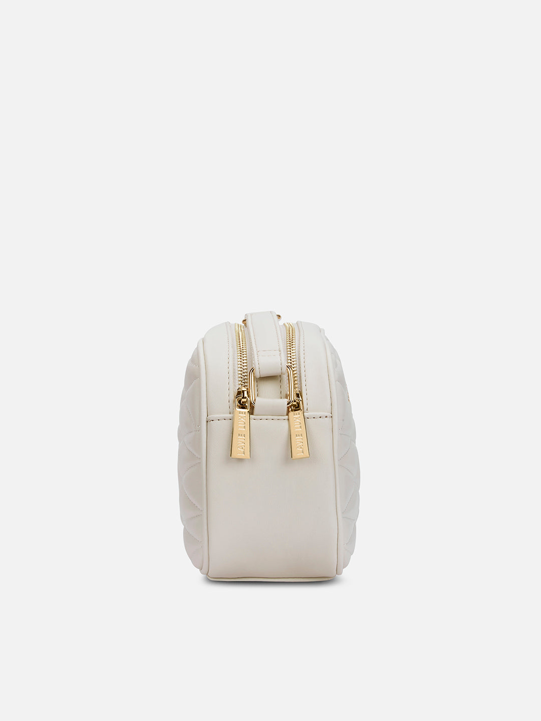 Lucie Quilted Box Slingbag Off White