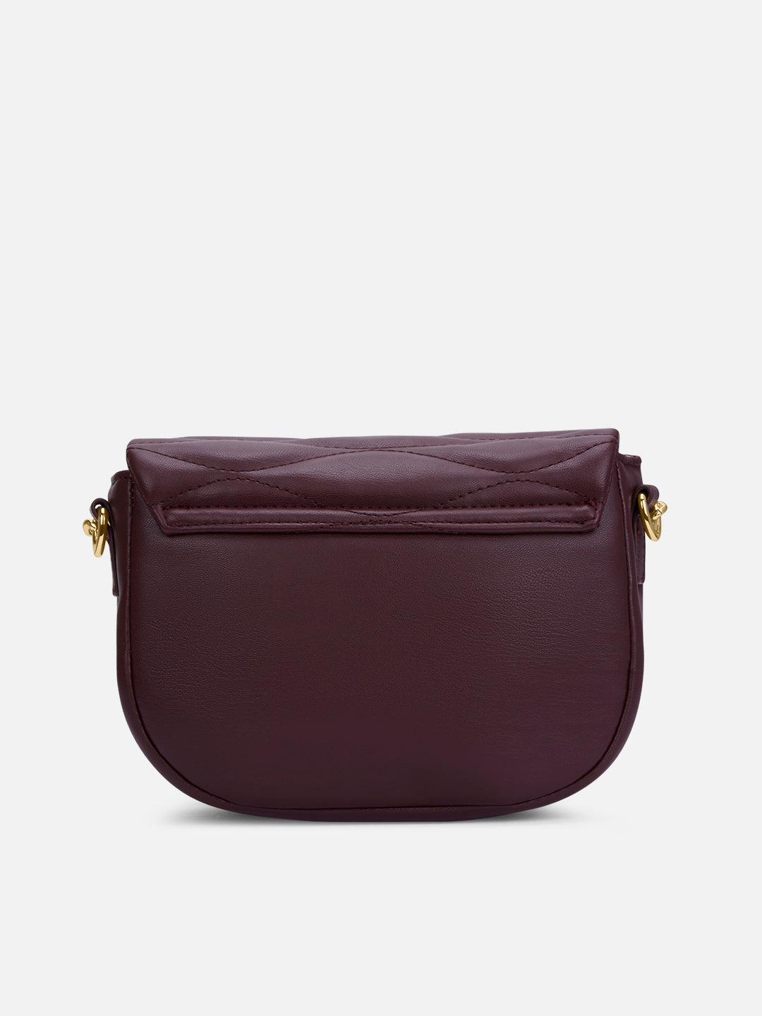 Lucie Quilted Slingbag Wine