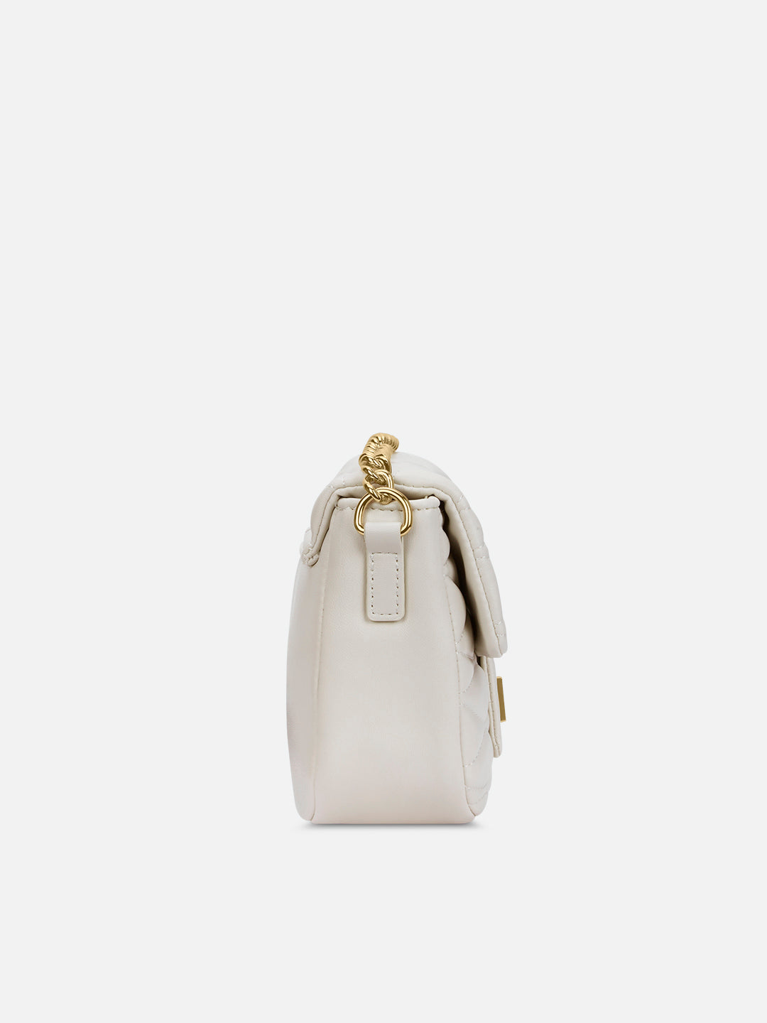 Lucie Quilted Slingbag Off White