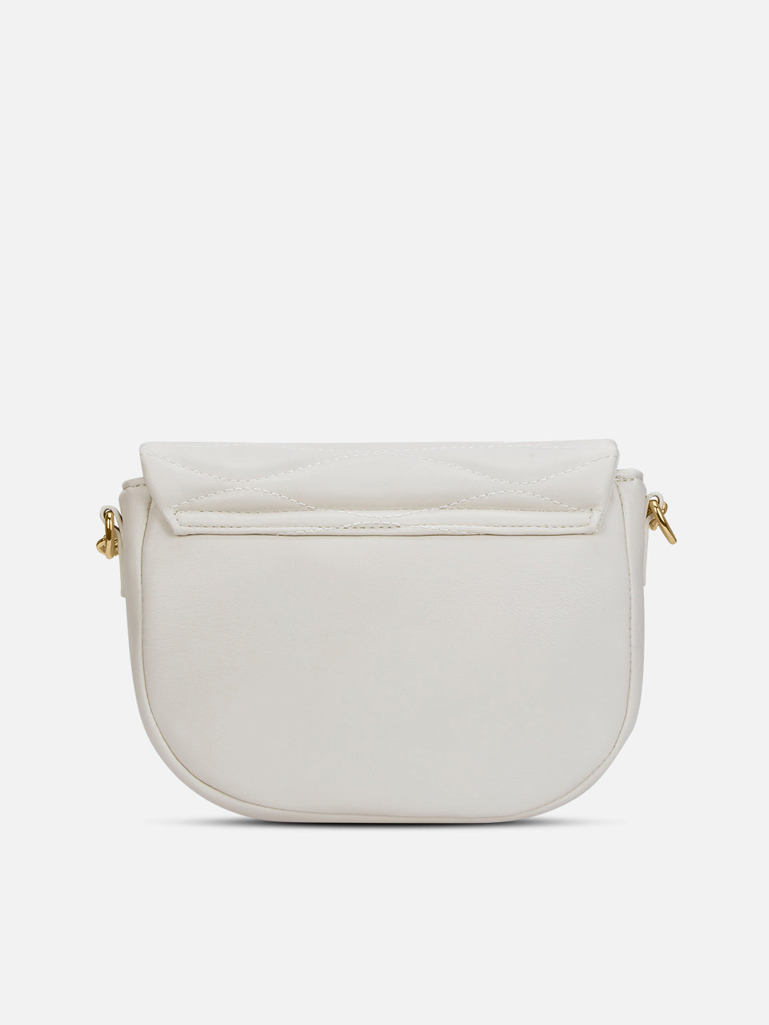 Lucie Quilted Slingbag Off White