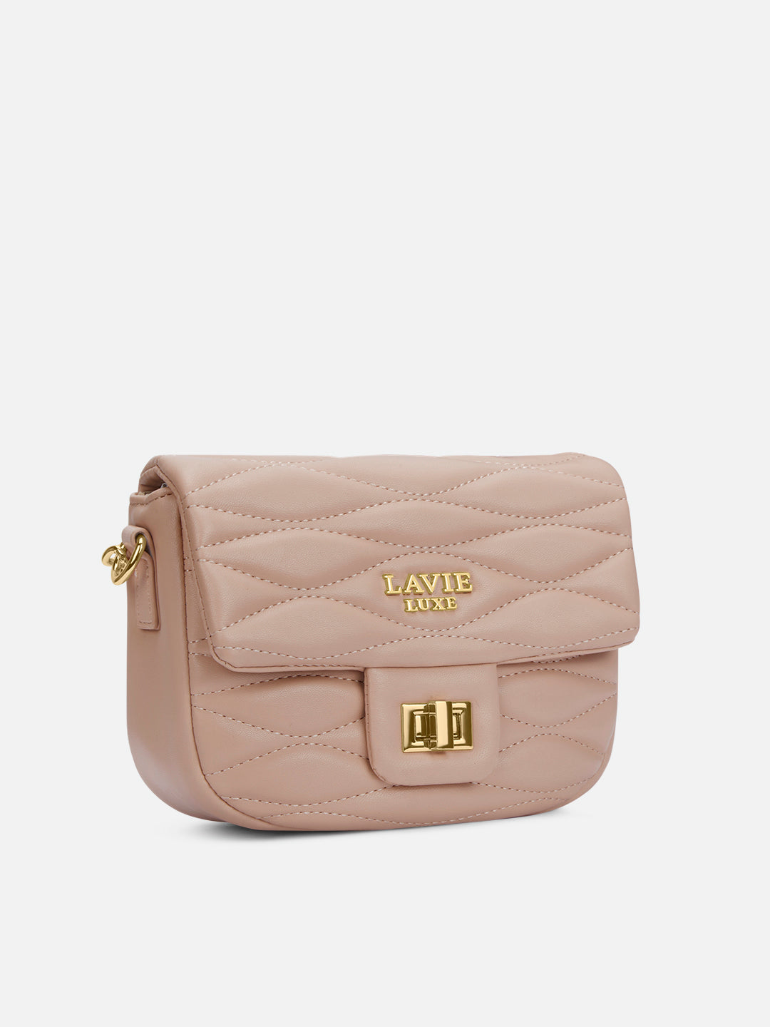 Lucie Quilted Slingbag Mocha