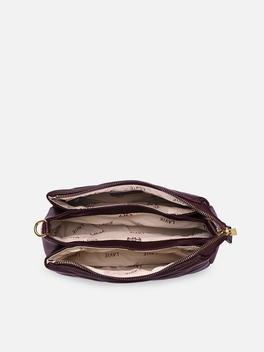 Lucie Quilted 3Compartment Slingbag