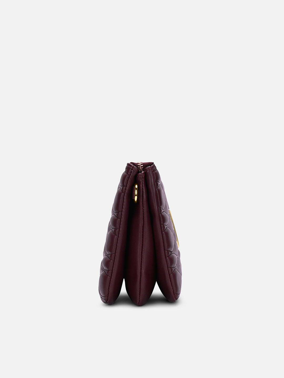 Lucie Quilted 5Compartment Slingbag Wine