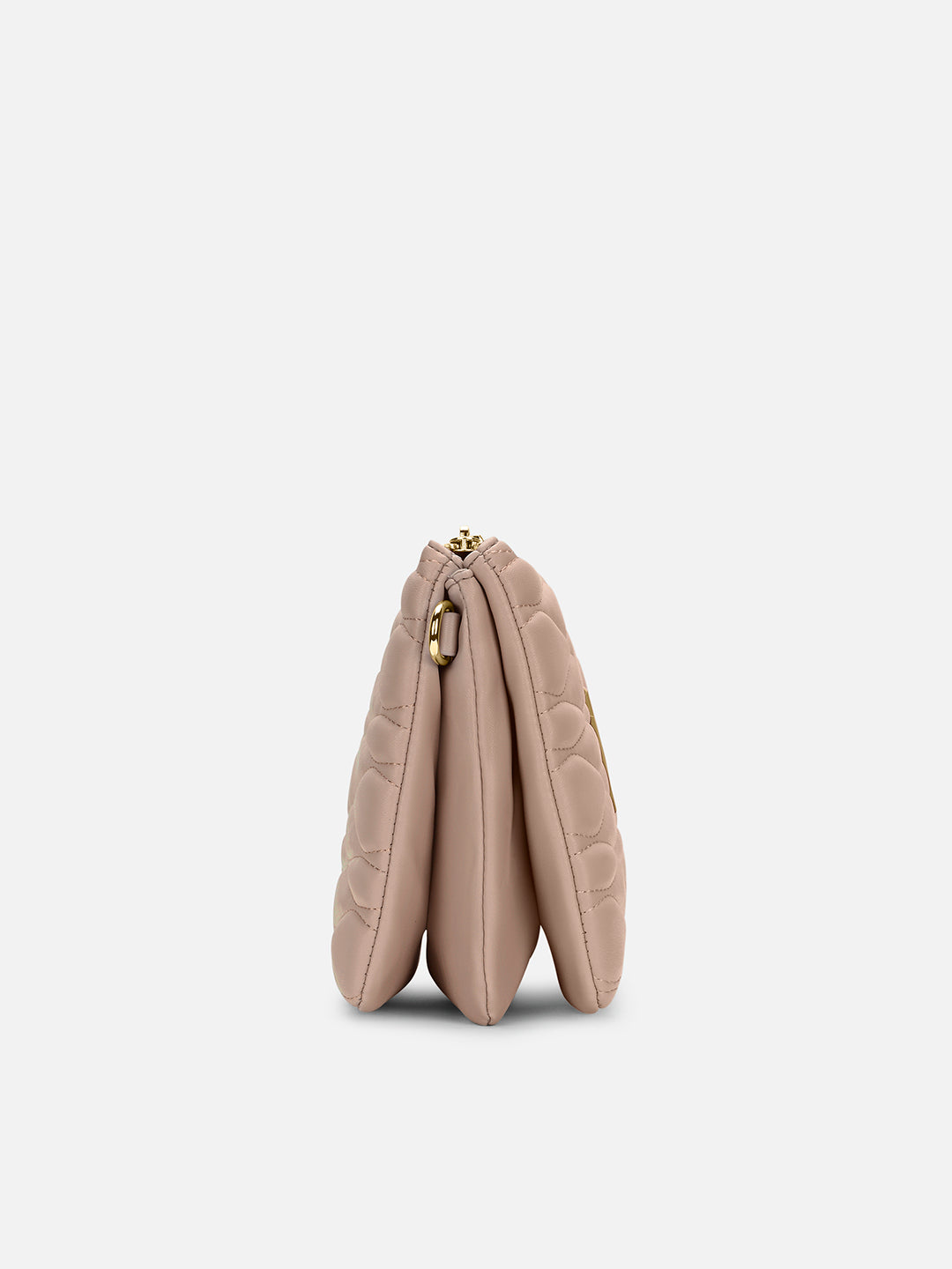 Lucie Quilted 5Compartment Slingbag Mocha