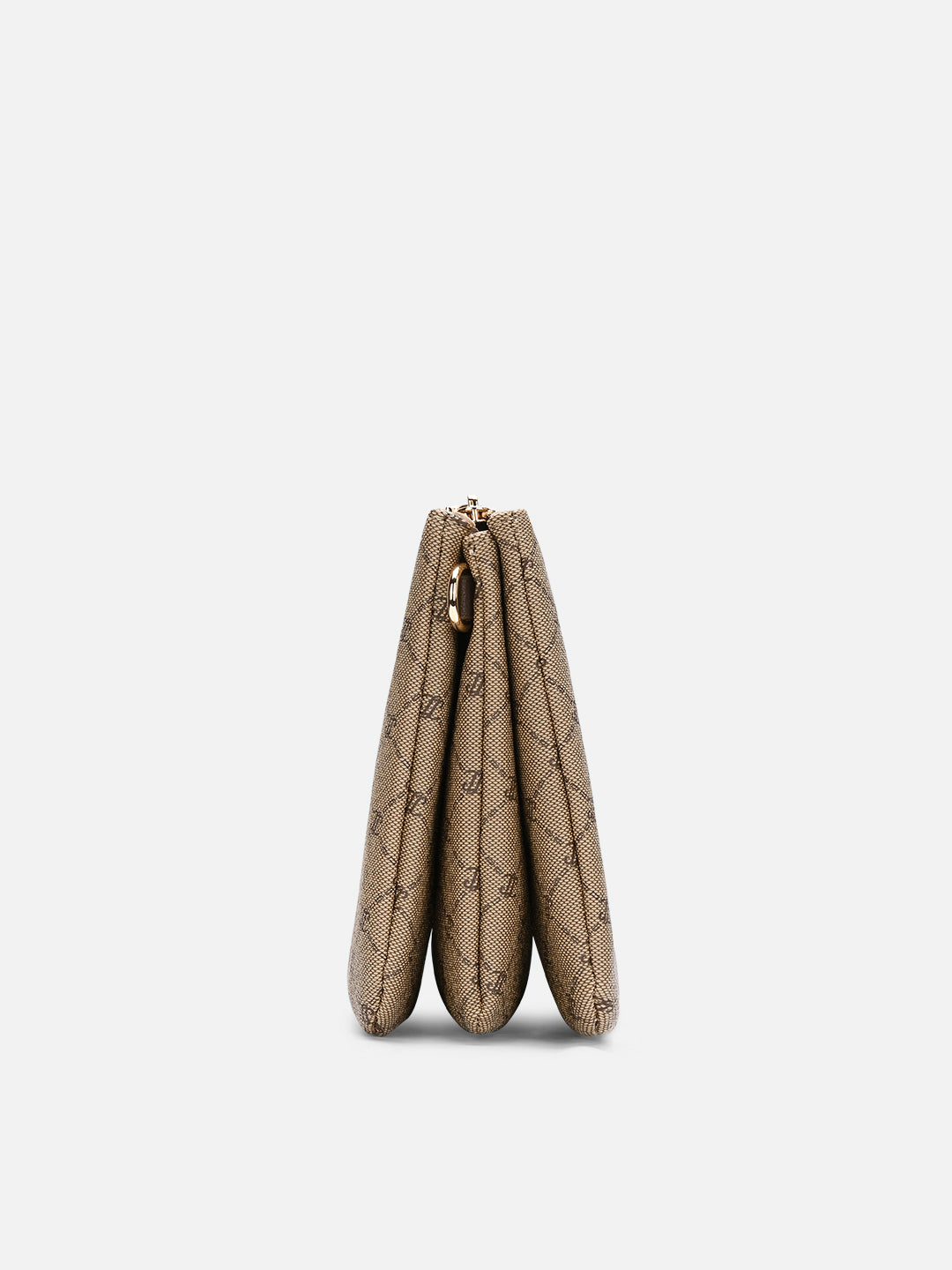 Mono Melvin 5 Compartment Large Sling Bag Latte