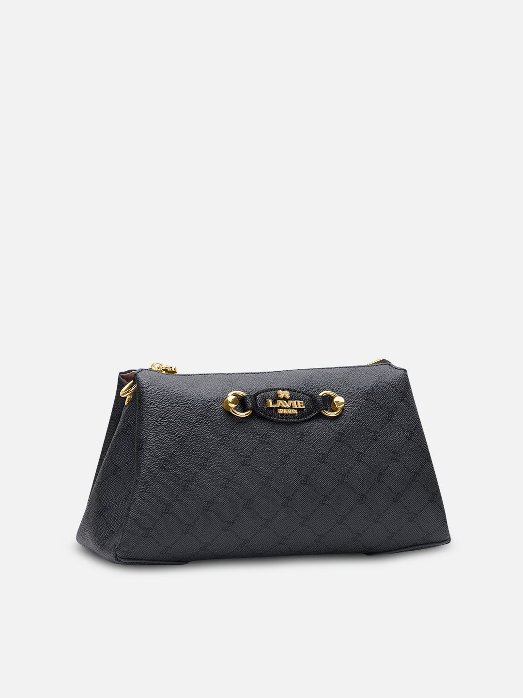 Mono Eloi 3 Compartment Medium Sling Bag Charcoal